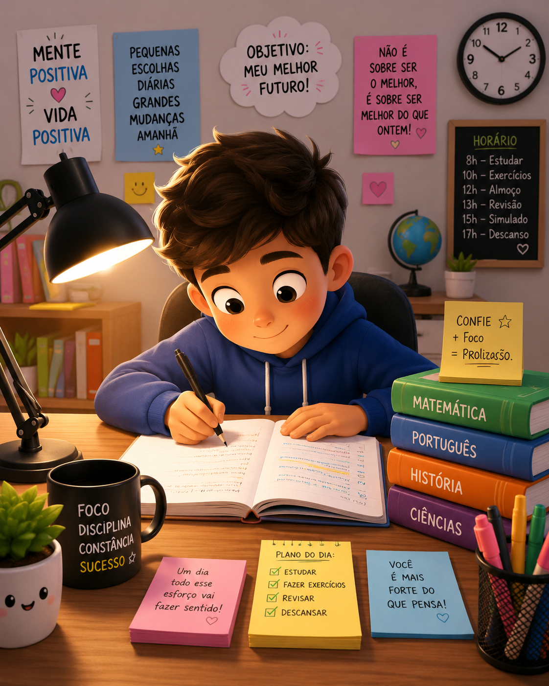 aluno estudando